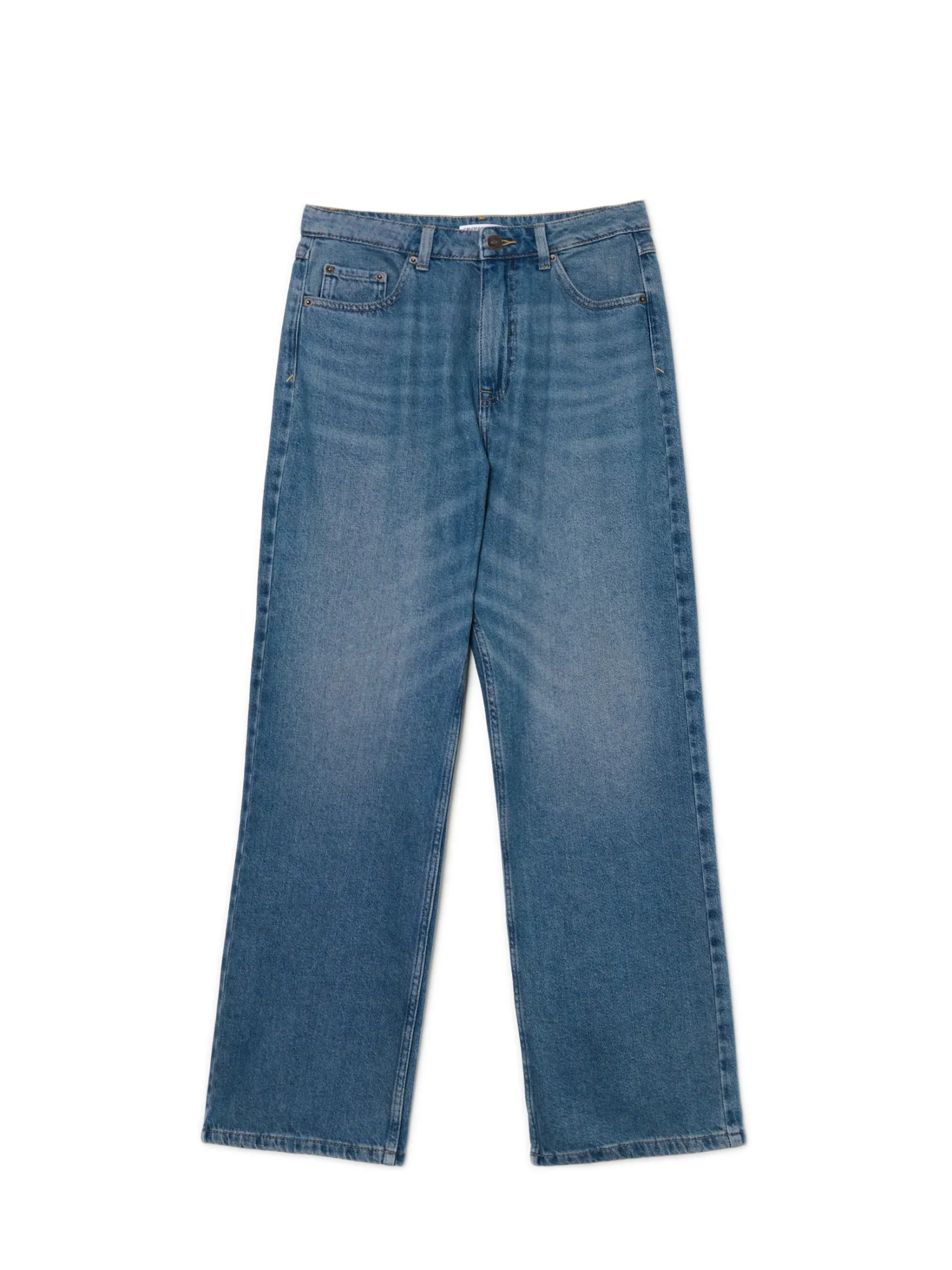 Sale Ciemnoniebieskie jeansy baggy Jeansy