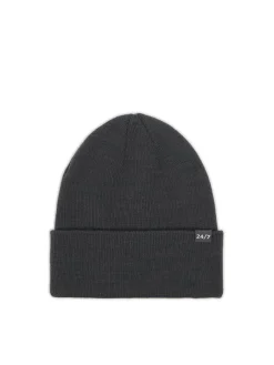 Outlet Ciemnoszara czapka beanie Czapki