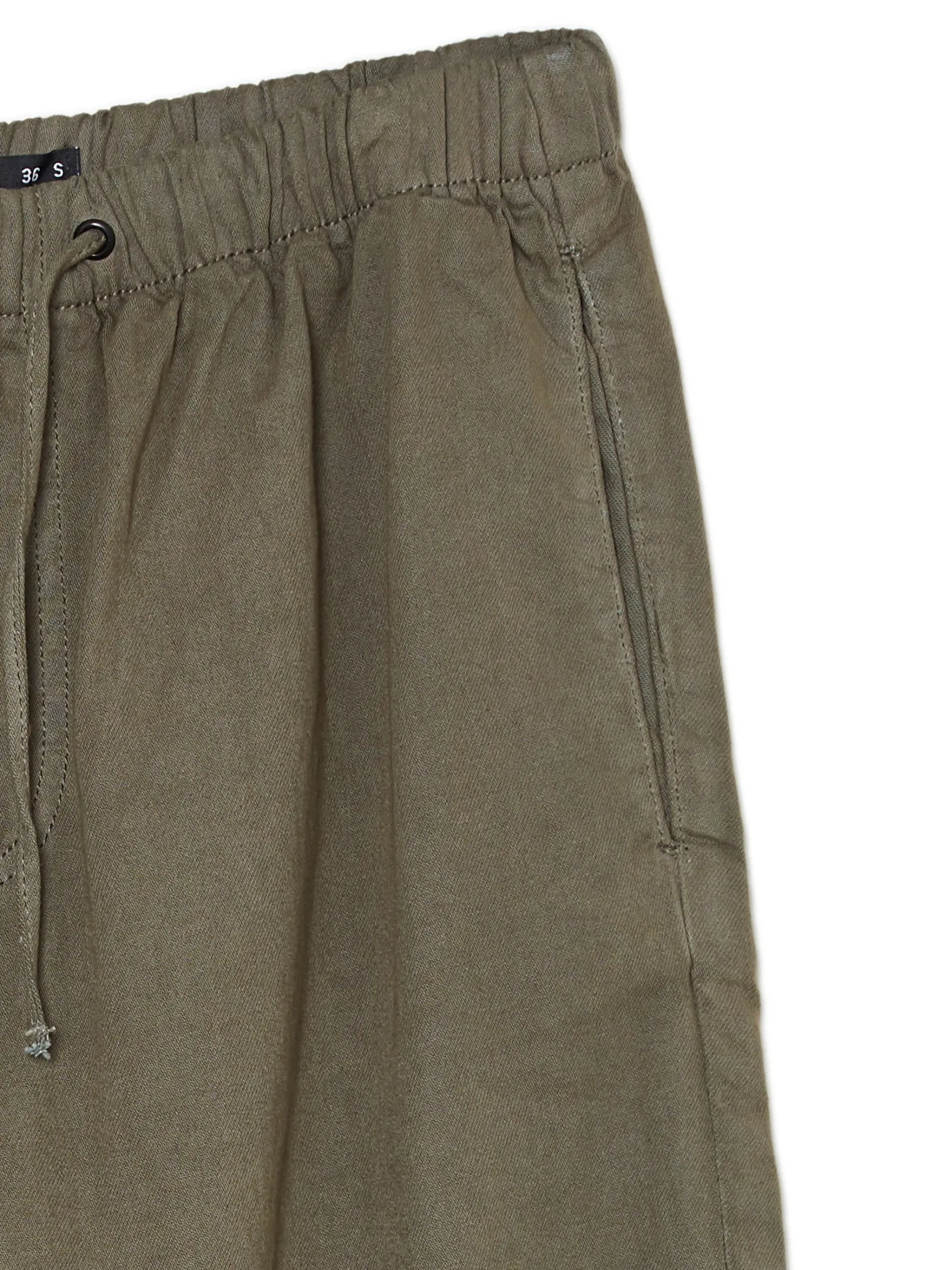 Outlet Ciemnozielone jeansy parachute Jeansy