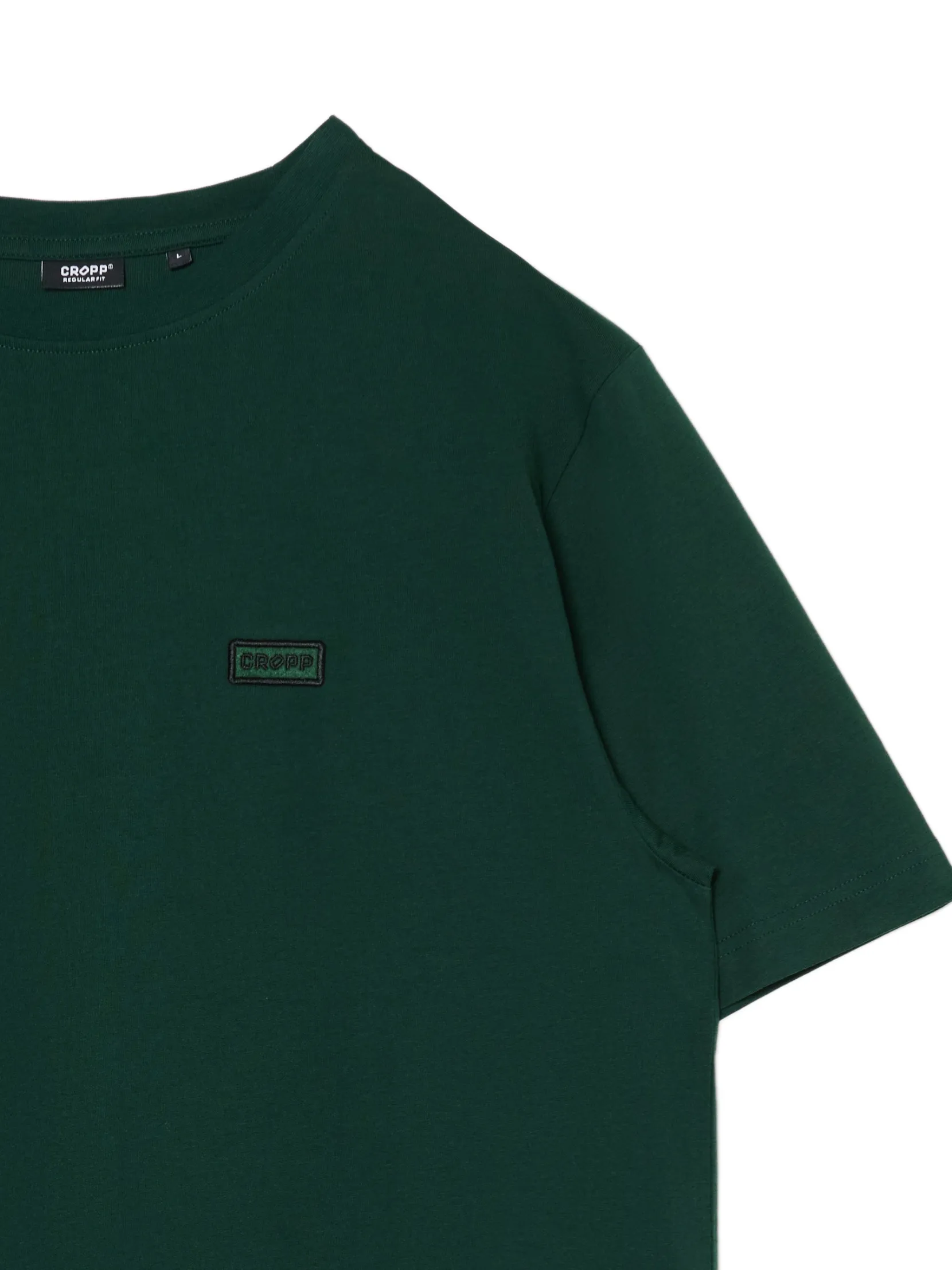 Fashion Ciemno T-shirt z haftem Koszulki