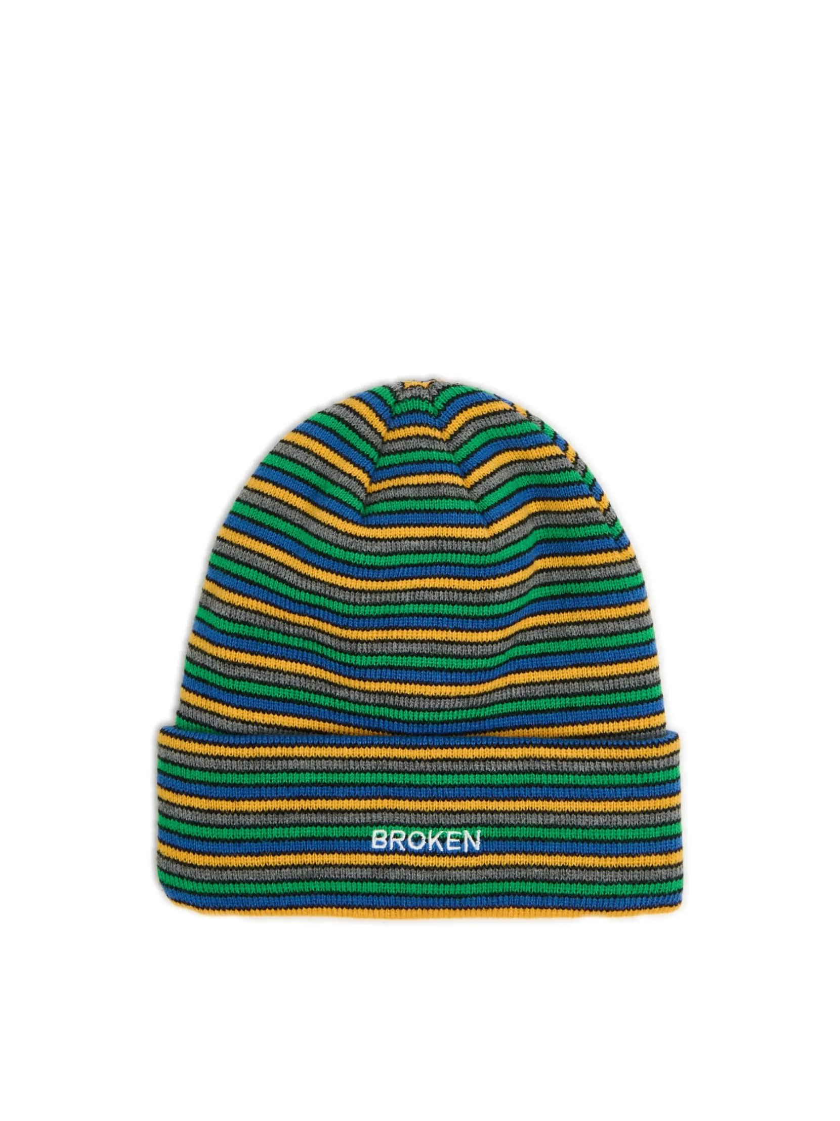 New Czapka beanie w paski Czapki