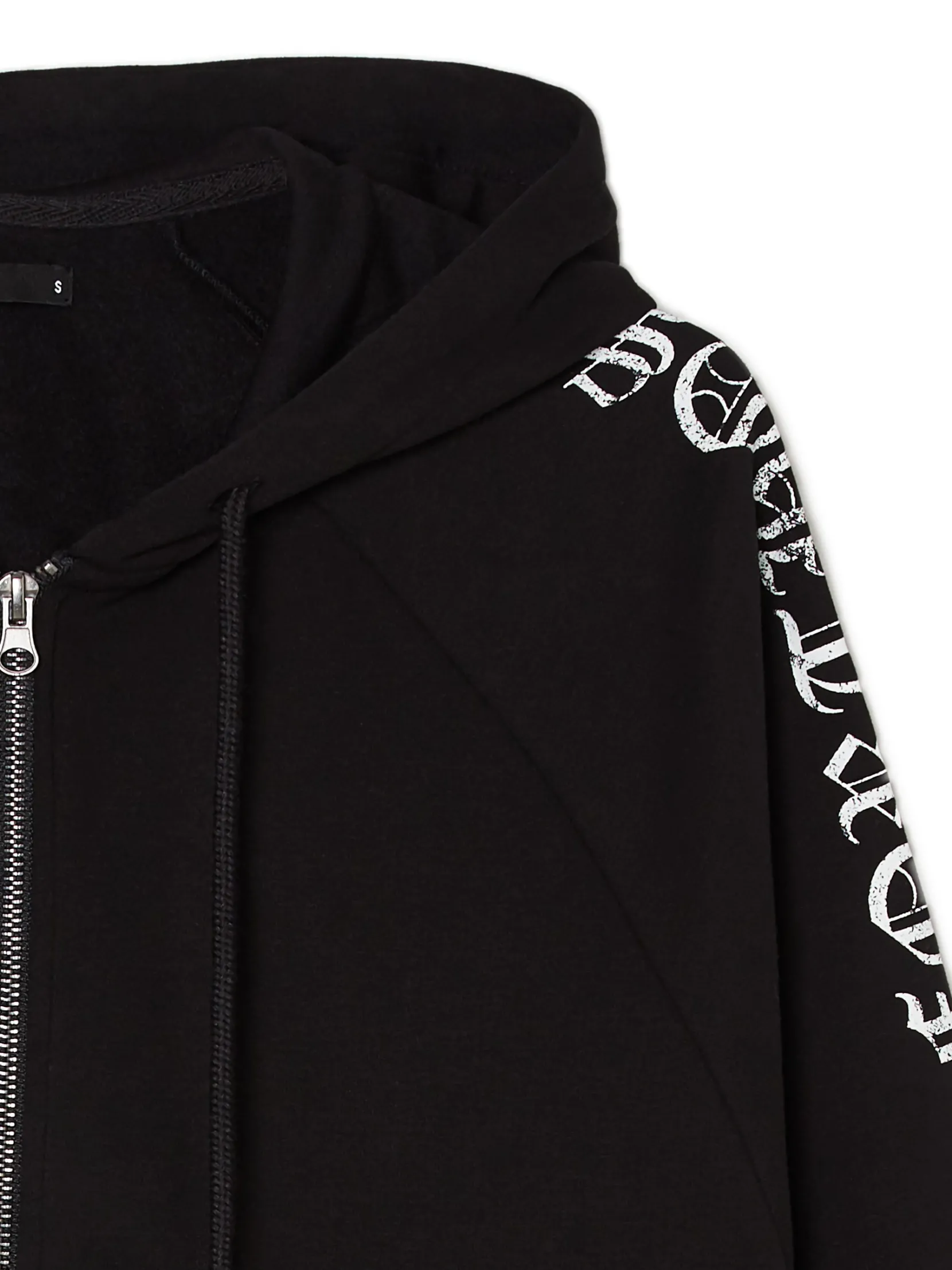 Best Czarna bluza hoodie z motywem skrzydeł Bluzy
