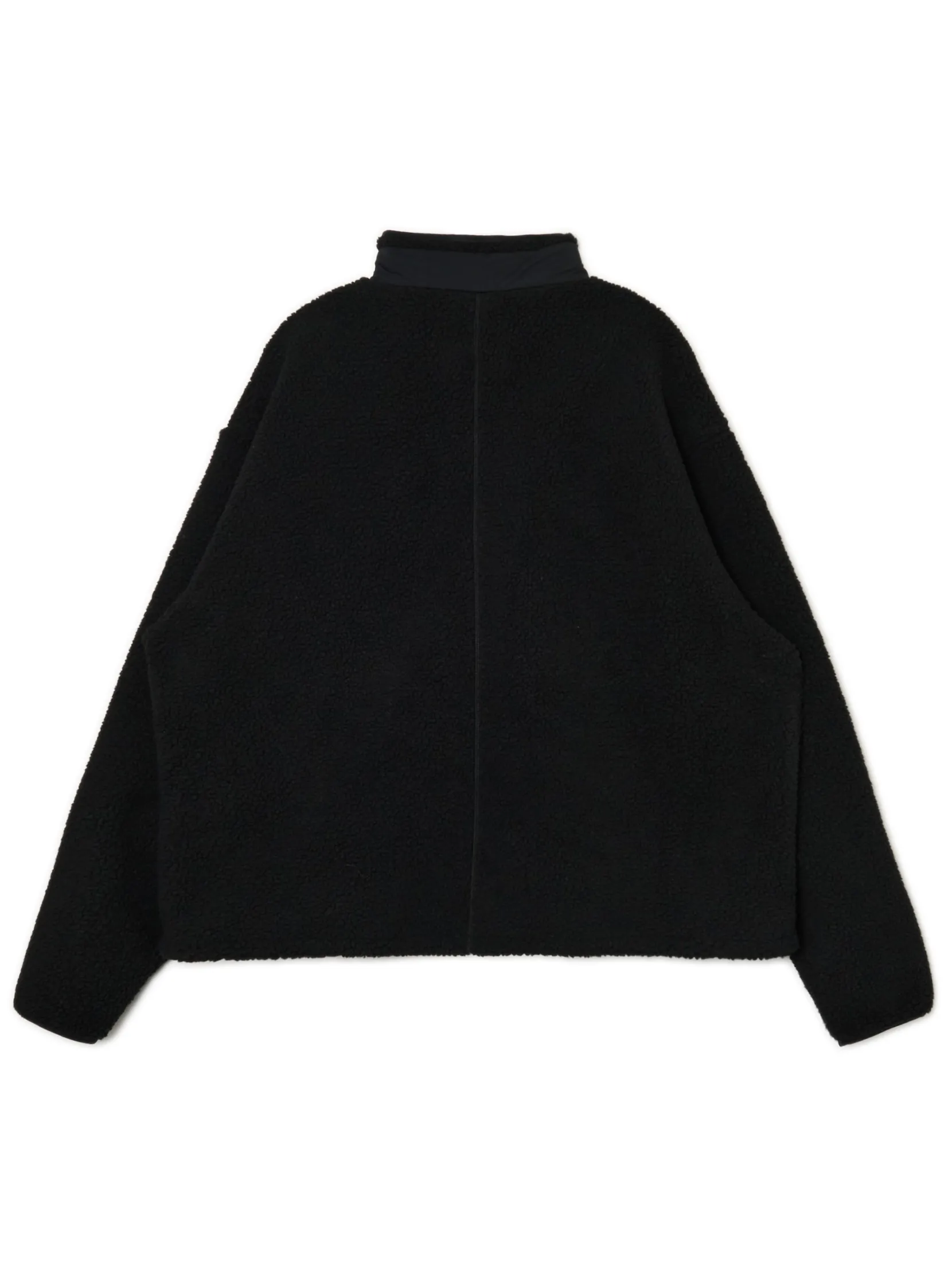 Outlet Czarna bluza sherpa Bluzy