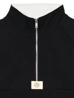 Online Czarna bluza ze stójką Bluzy