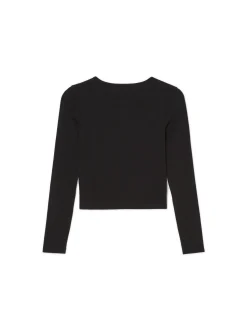 New Czarna bluzka basic Koszulki, Topy