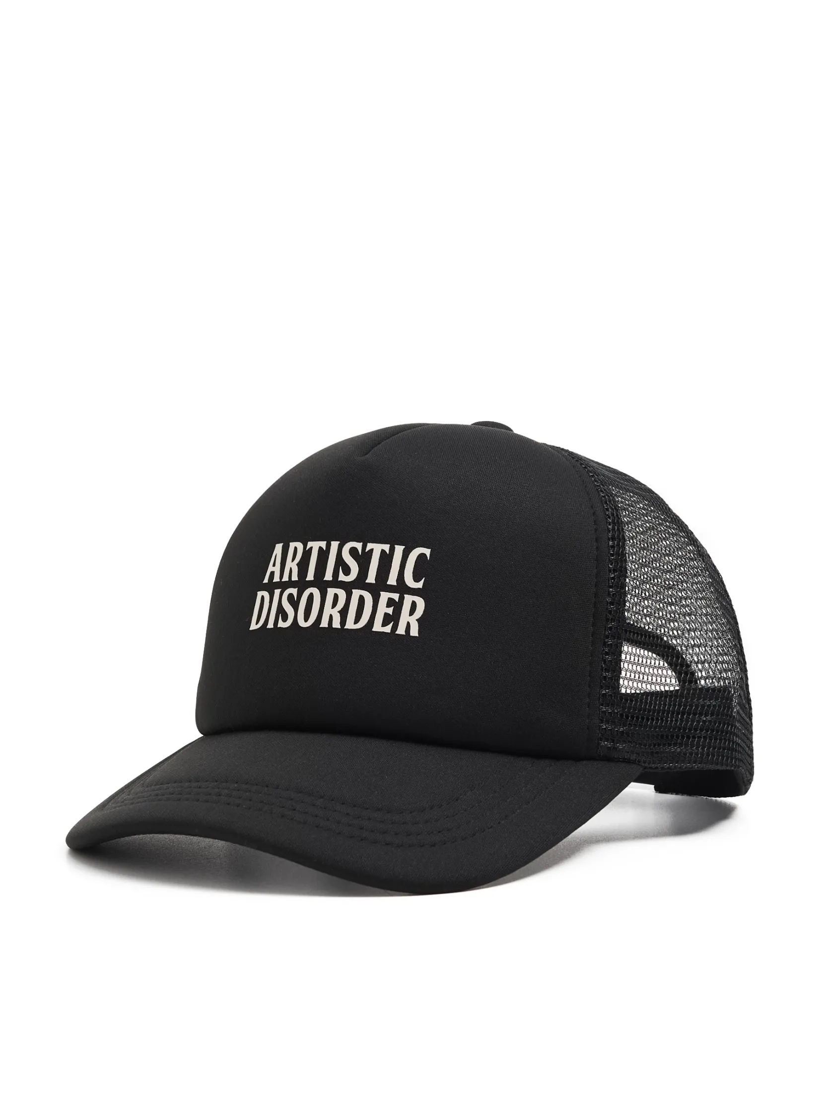 Clearance Czarna czapka trucker Czapki