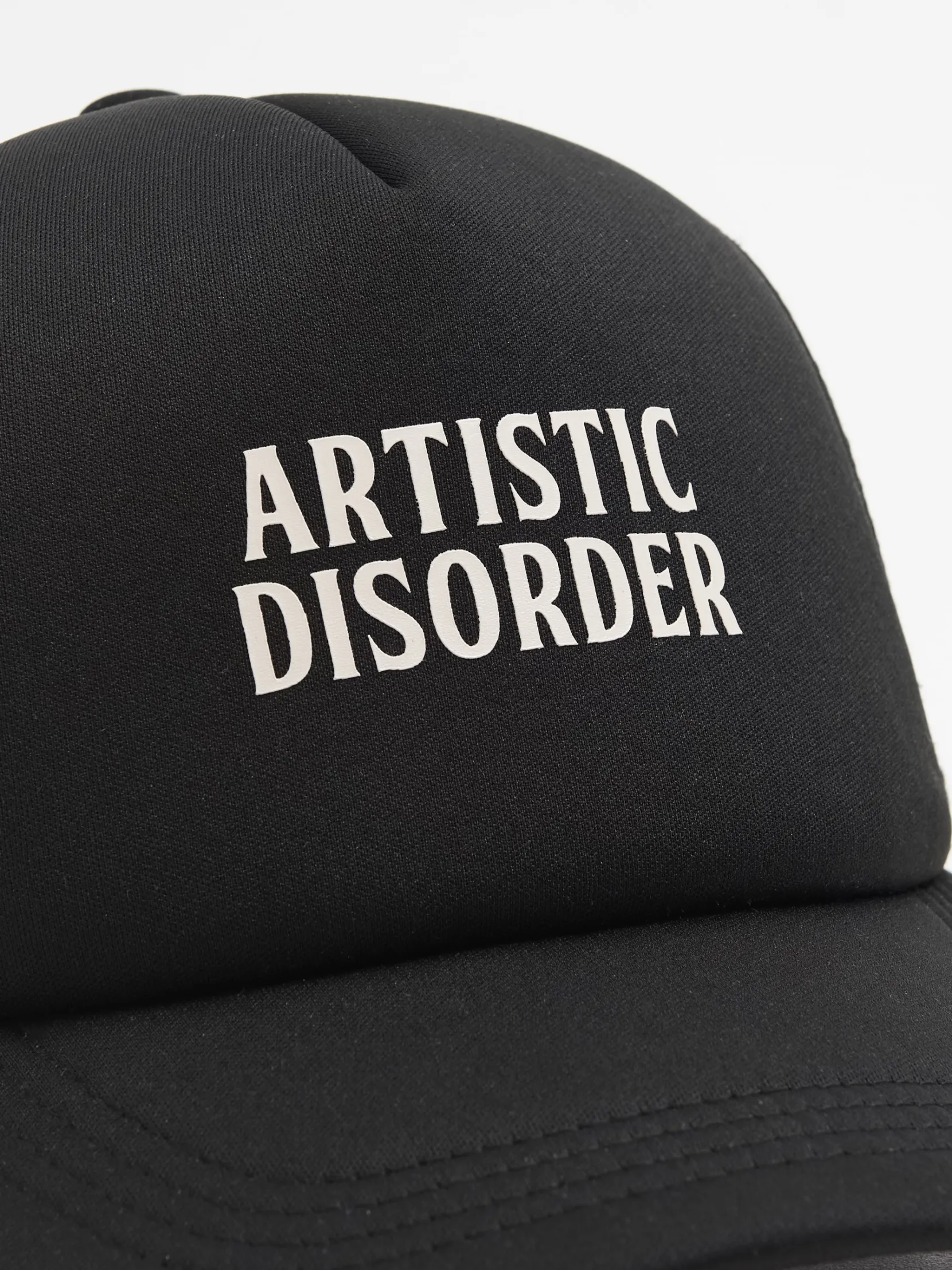Clearance Czarna czapka trucker Czapki
