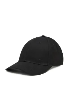 Hot Czarna czapka z daszkiem Czapki|Basic