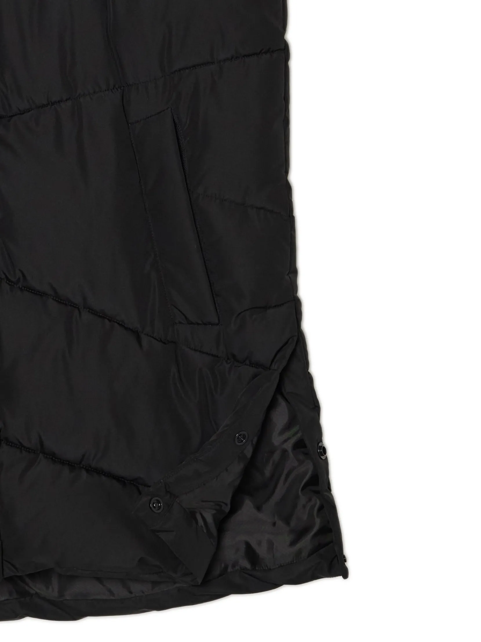Sale Czarna kamizelka puffer z kapturem Kurtki, Płaszcze