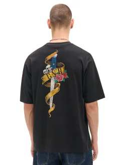 Fashion Czarna koszulka Guns N' Roses Koszulki