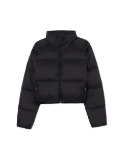 Discount Czarna kurtka puffer Kurtki, Płaszcze