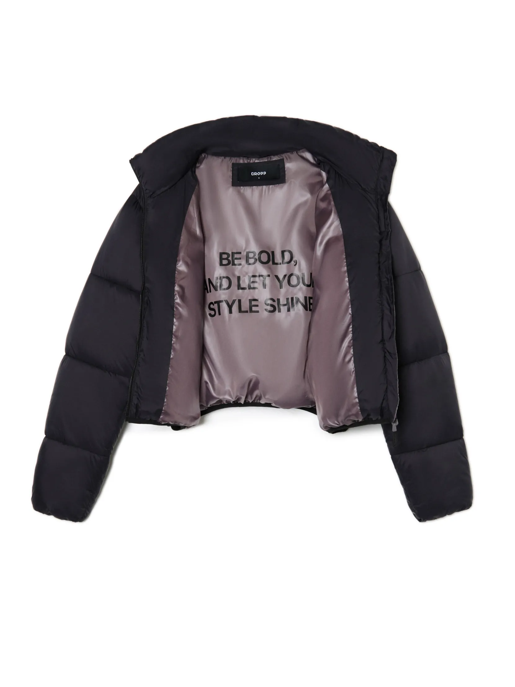 Discount Czarna kurtka puffer Kurtki, Płaszcze
