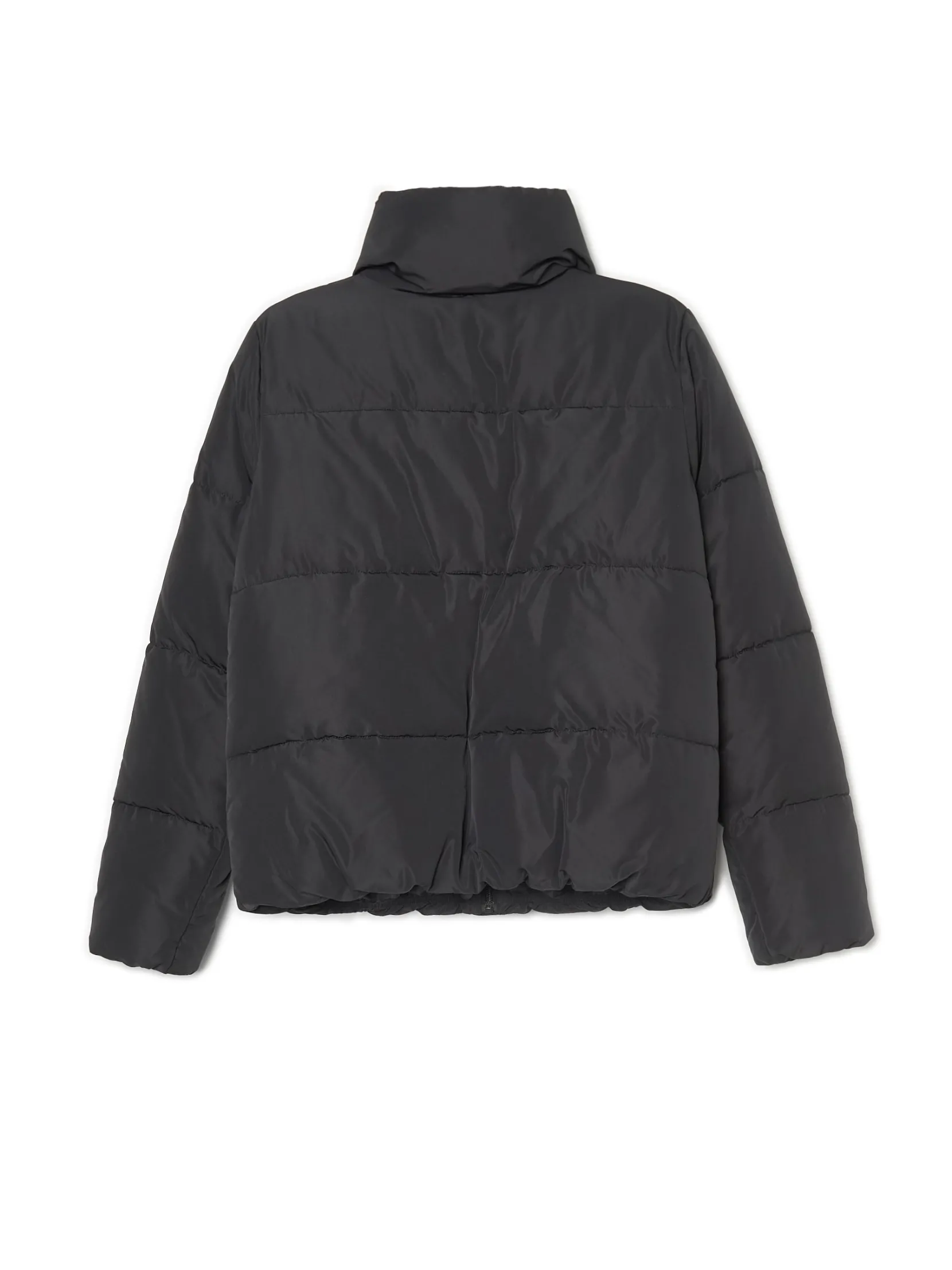 Fashion Czarna kurtka puffer Kurtki, Płaszcze
