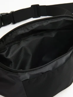 Fashion Czarna nerka z efektem reflective Plecaki, Nerki
