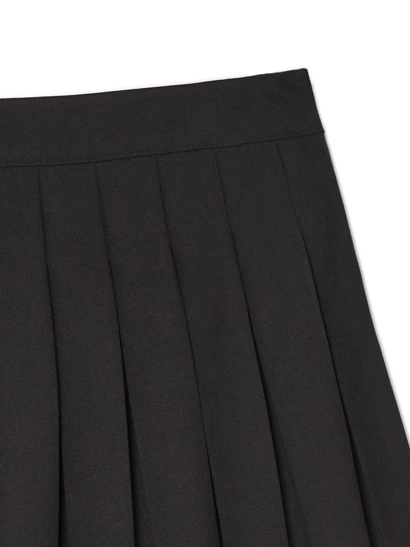 Sale Czarna plisowana spódniczka mini Spódnice