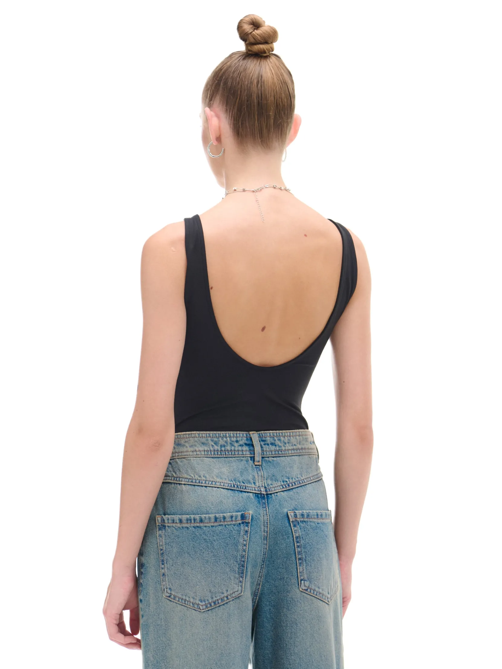 Clearance Czarne body Koszulki, Topy
