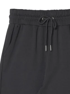 Sale Czarne dresowe joggery Spodnie