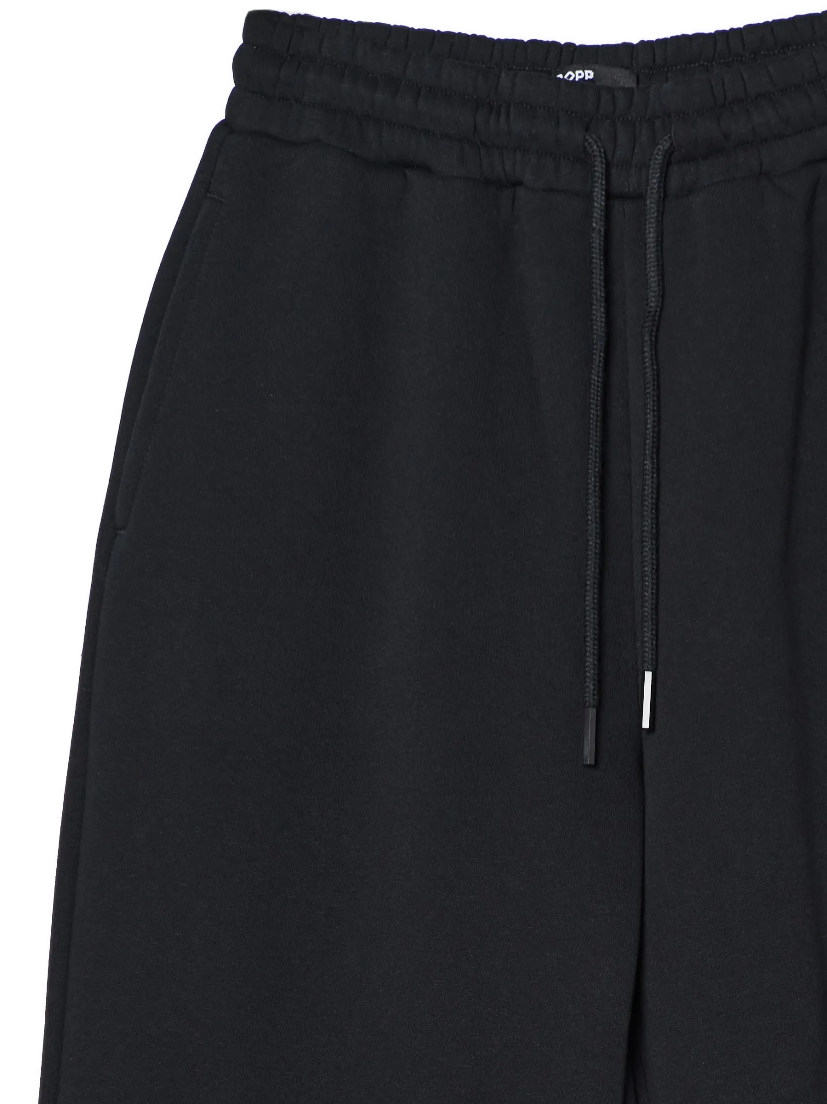 Hot Czarne dresowe joggery Spodnie