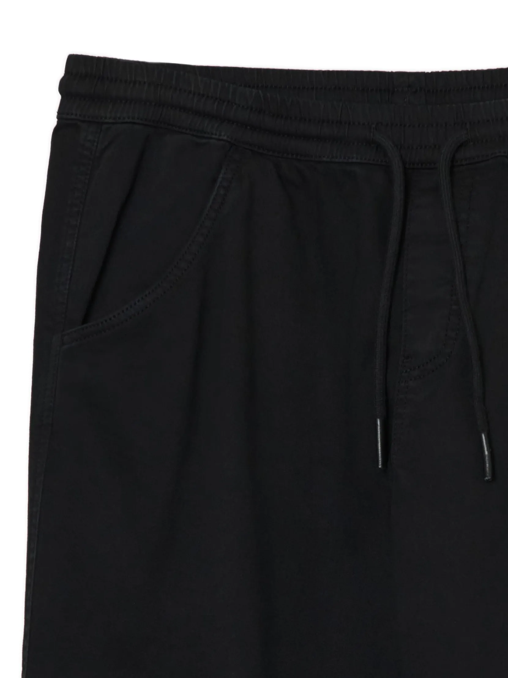 Hot Czarne dresowe joggery loose Spodnie