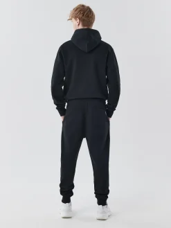 New Czarne dresowe joggery regular Spodnie