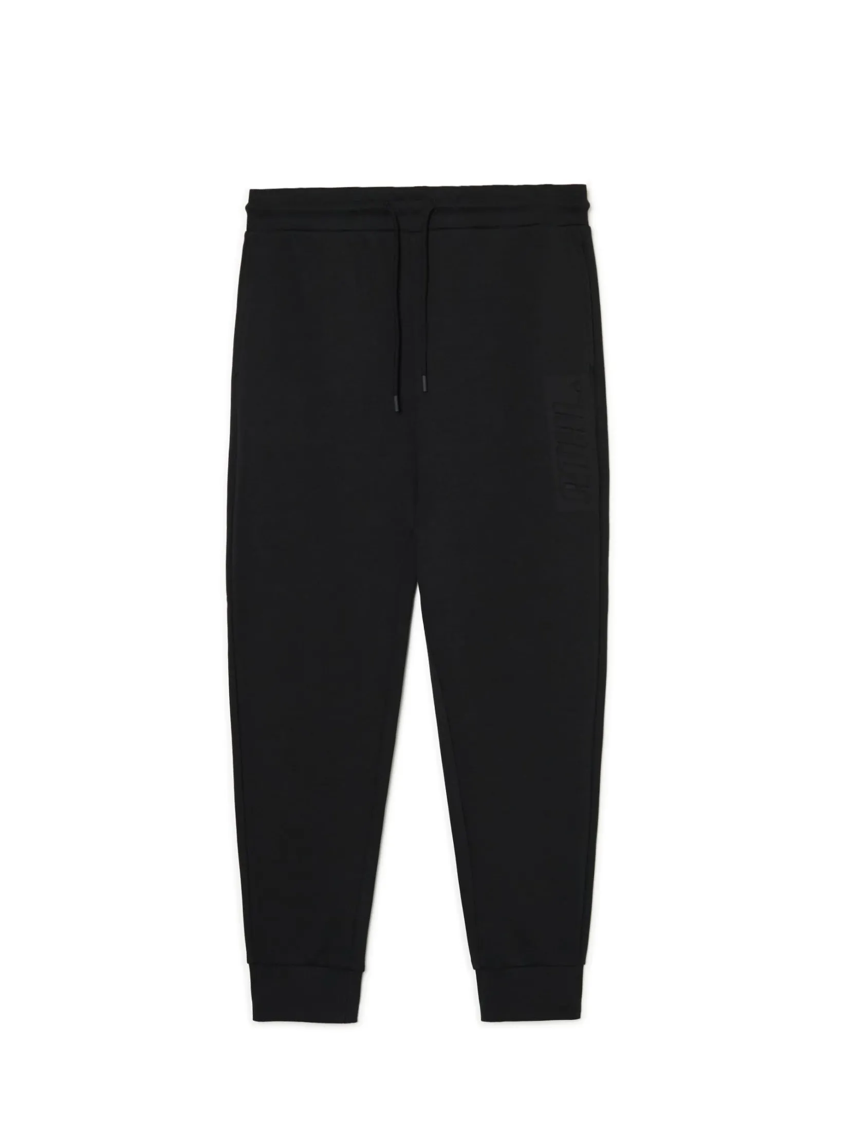 Online Czarne dresowe joggery regular Spodnie