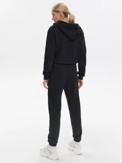 Clearance Czarne dresowe spodnie jogger Spodnie