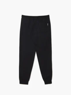 Best Czarne gładkie joggery regular Spodnie