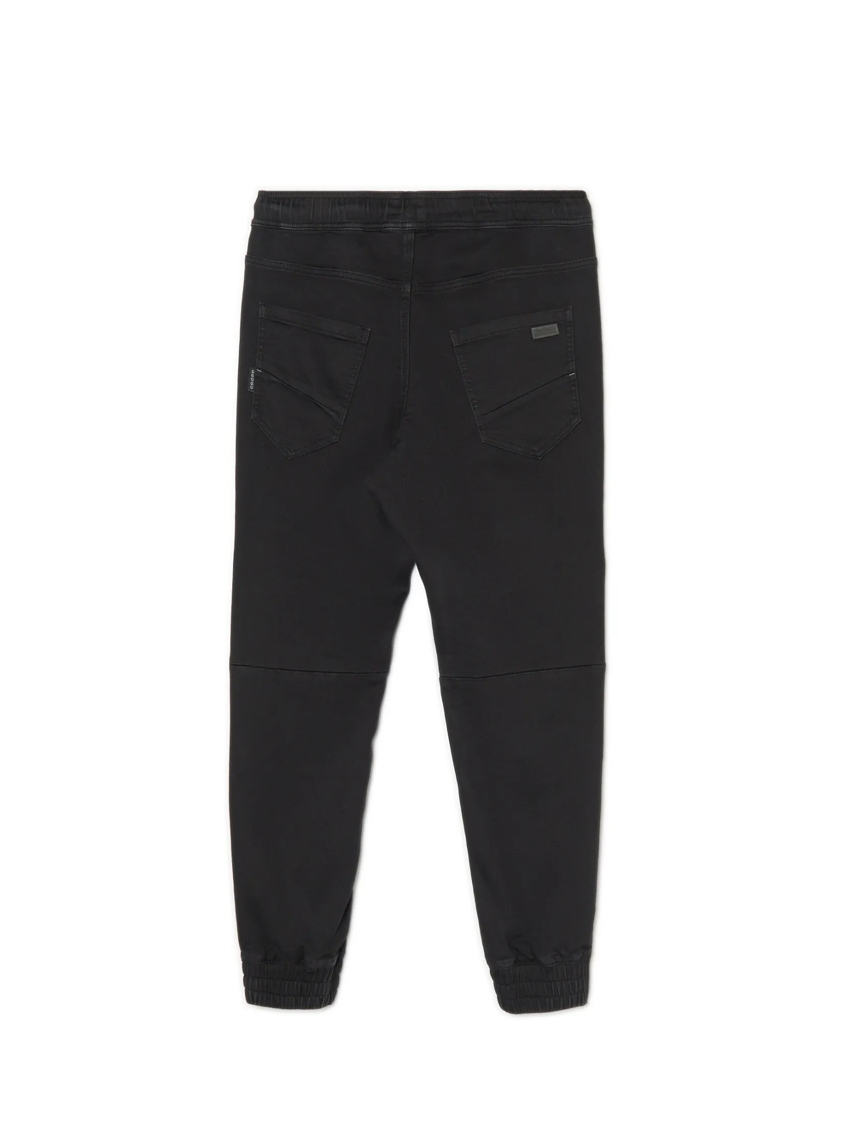 Hot Czarne jeansowe joggery Jeansy