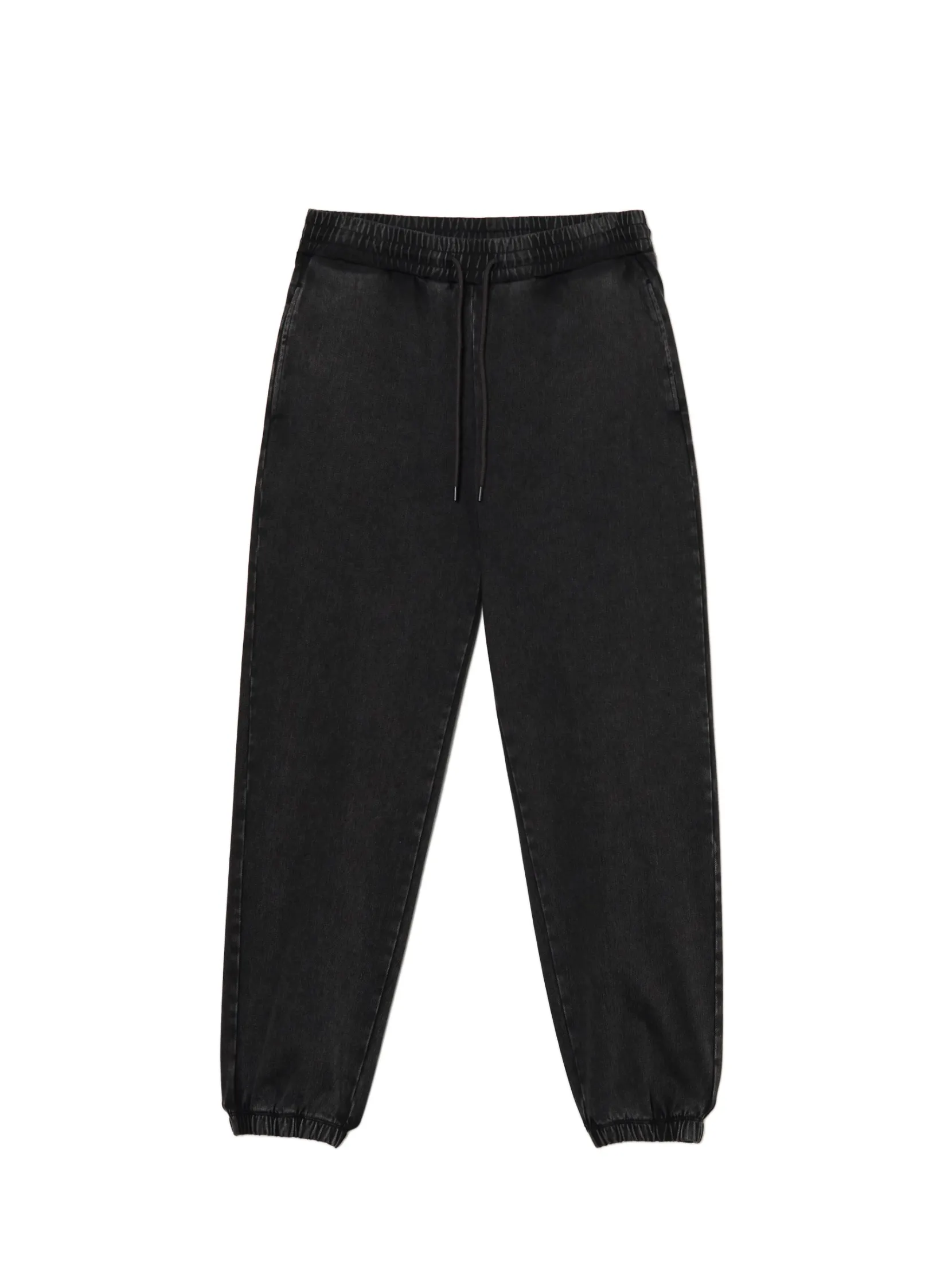 Hot Czarne jeansowe joggery Spodnie