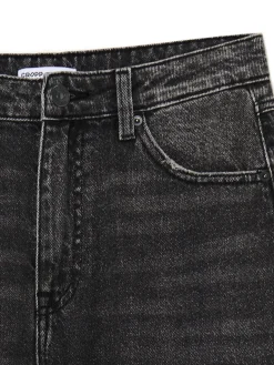 Outlet Czarne jeansy baggy Jeansy