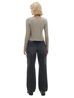 Discount Czarne jeansy baggy Jeansy