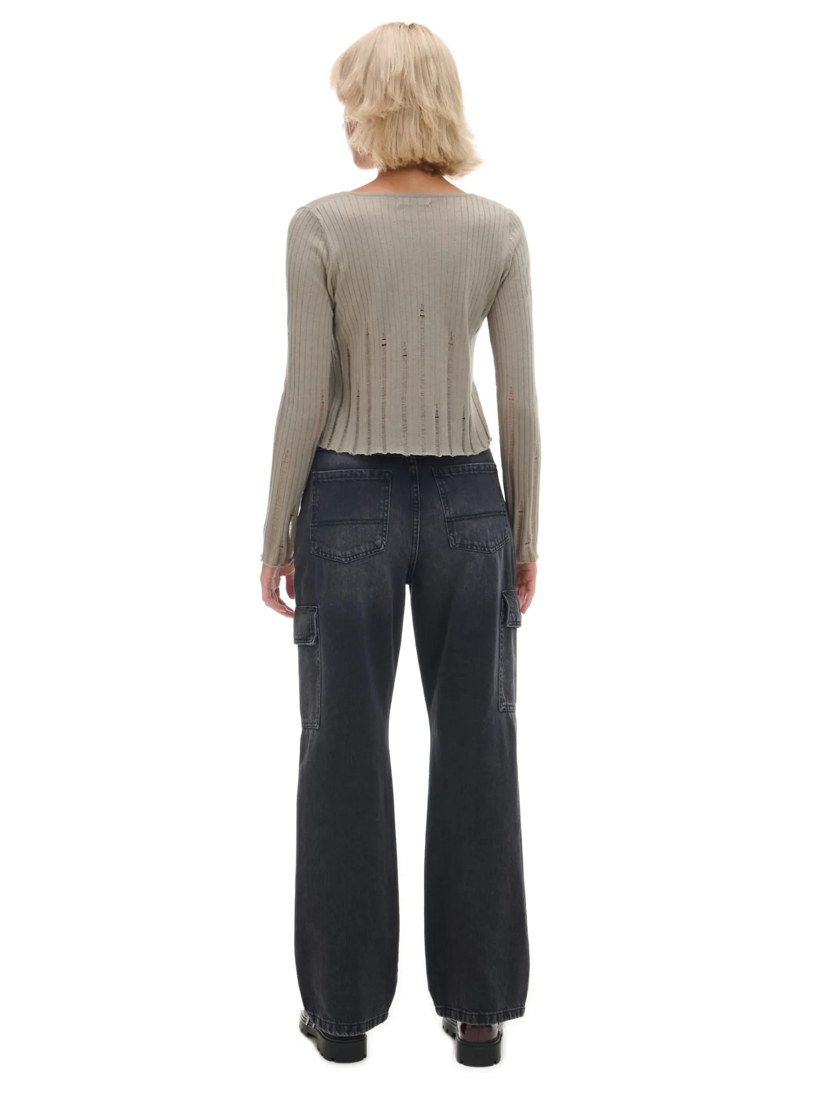 Discount Czarne jeansy baggy Jeansy