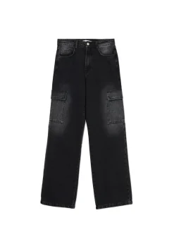Discount Czarne jeansy baggy Jeansy
