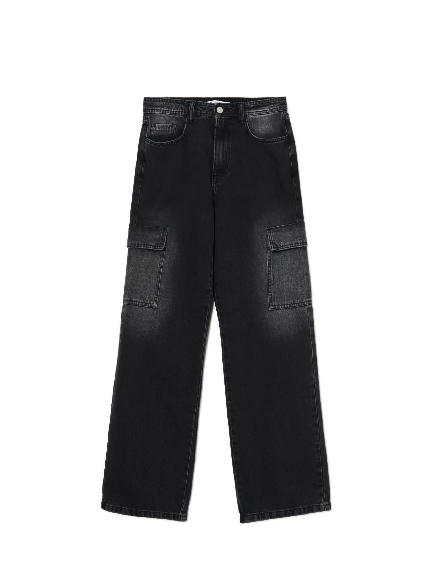 Discount Czarne jeansy baggy Jeansy