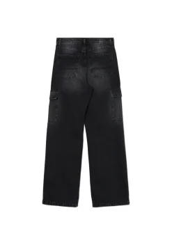 Discount Czarne jeansy baggy Jeansy