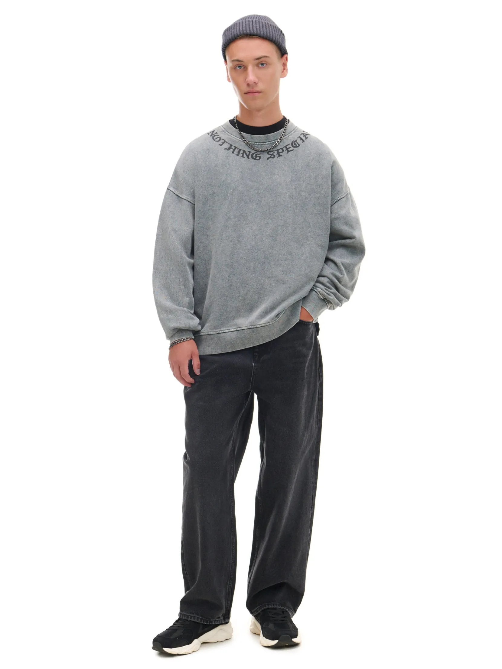 Best Czarne jeansy baggy Jeansy|Baggy
