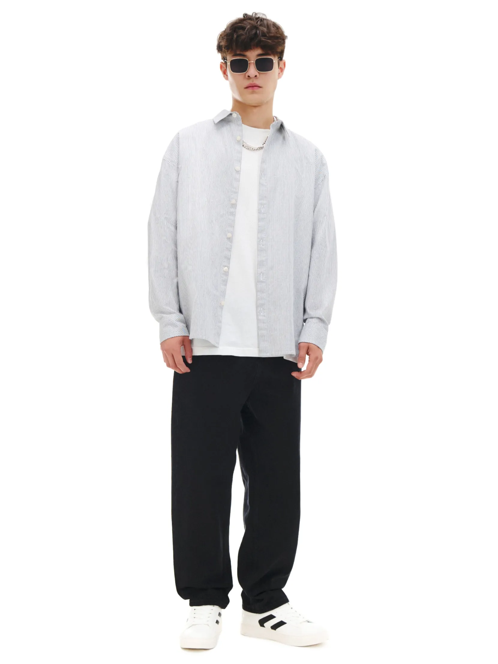 Clearance Czarne jeansy loose Jeansy