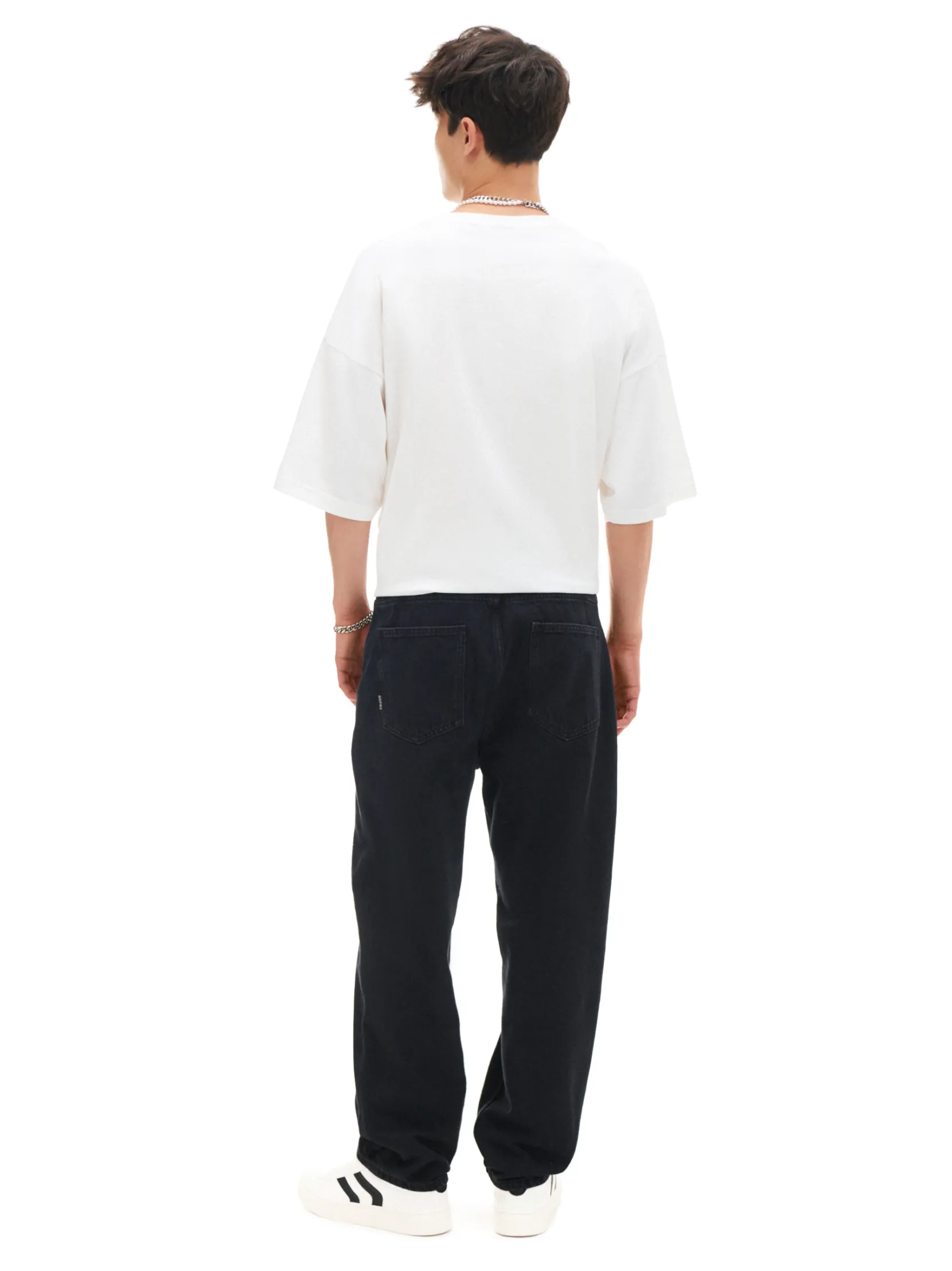 Clearance Czarne jeansy loose Jeansy