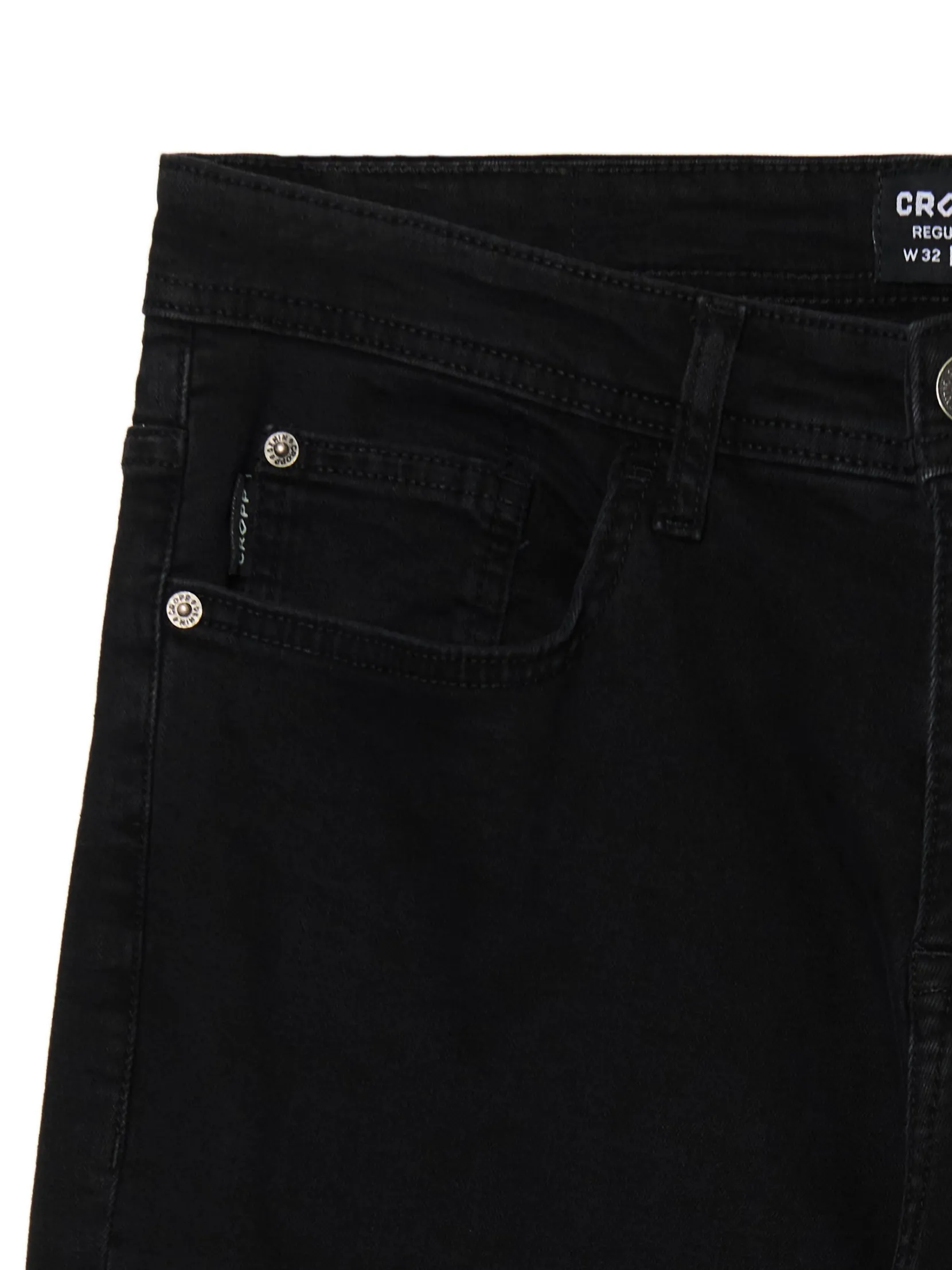 Clearance Czarne jeansy regular Jeansy