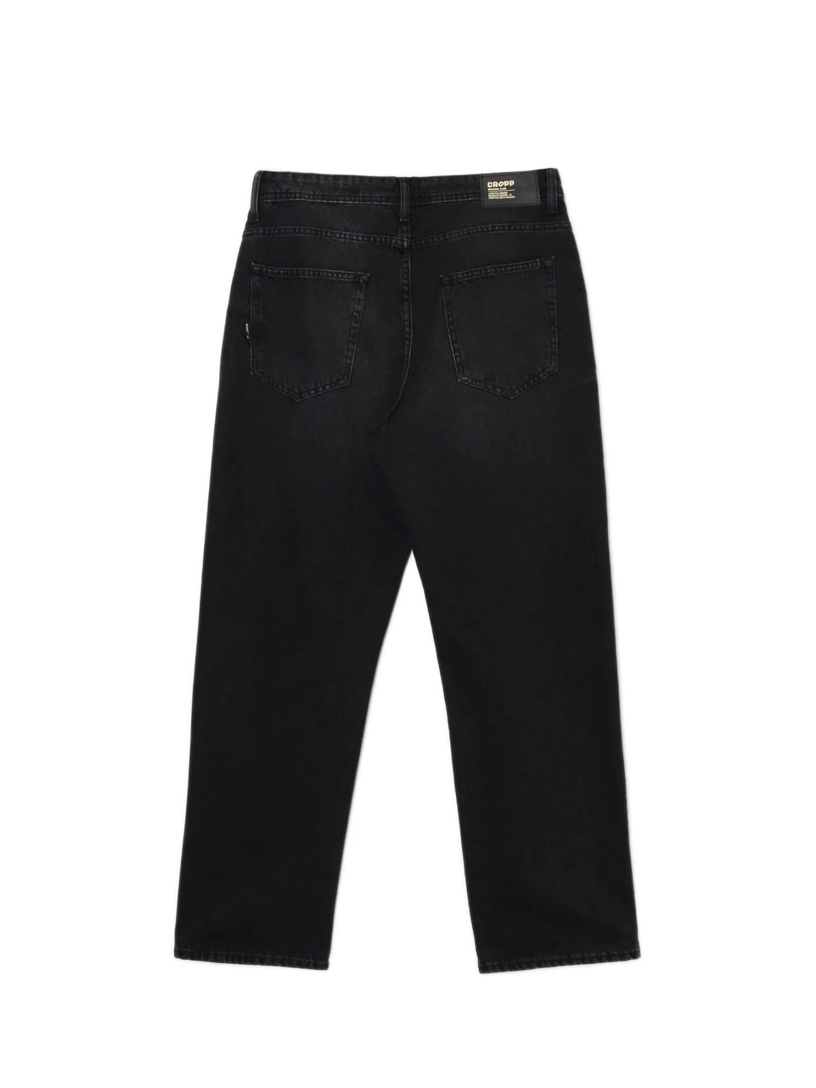 Discount Czarne jeansy relaxed Jeansy
