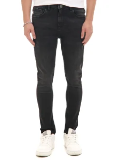 Hot Czarne jeansy skinny Jeansy