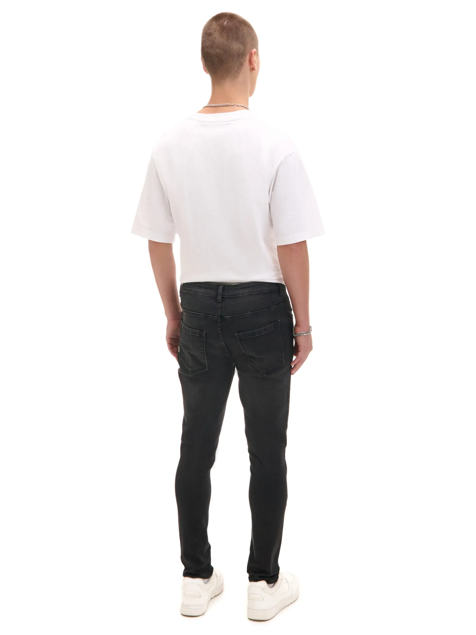 Hot Czarne jeansy skinny Jeansy
