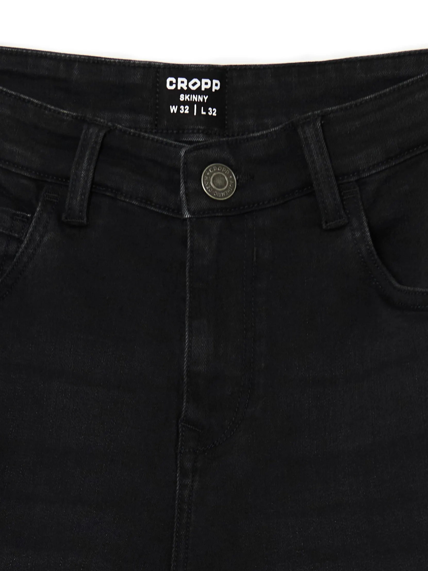 Hot Czarne jeansy skinny Jeansy
