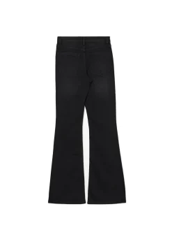 Online Czarne jeansy skinny flare Jeansy