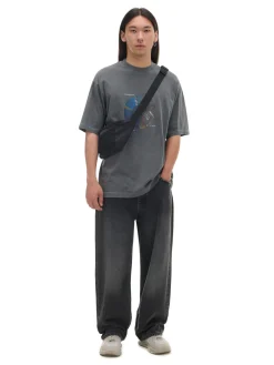 New Czarne jeansy super baggy Jeansy|Baggy