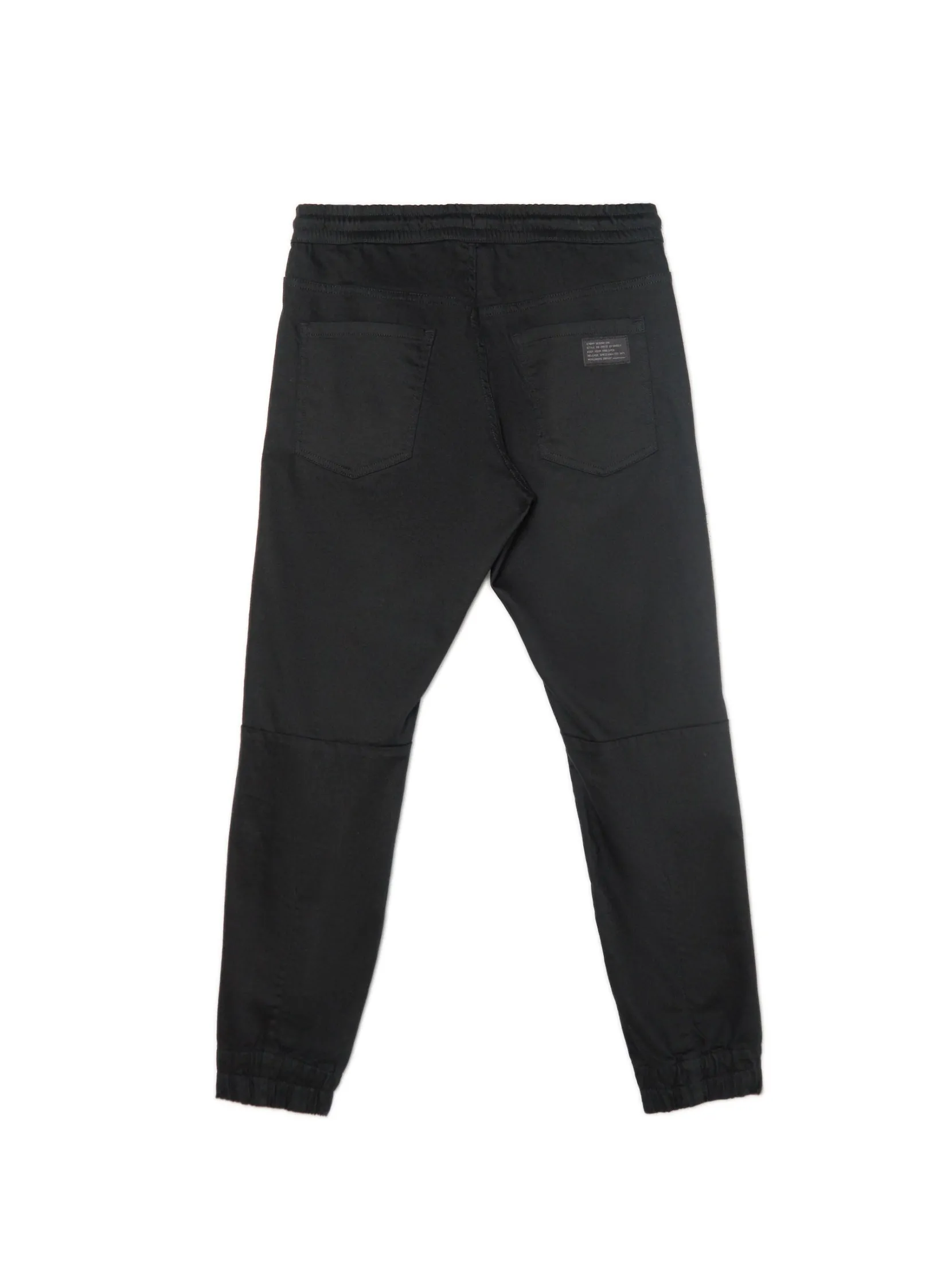 Sale Czarne joggery z kieszeniami cargo Spodnie