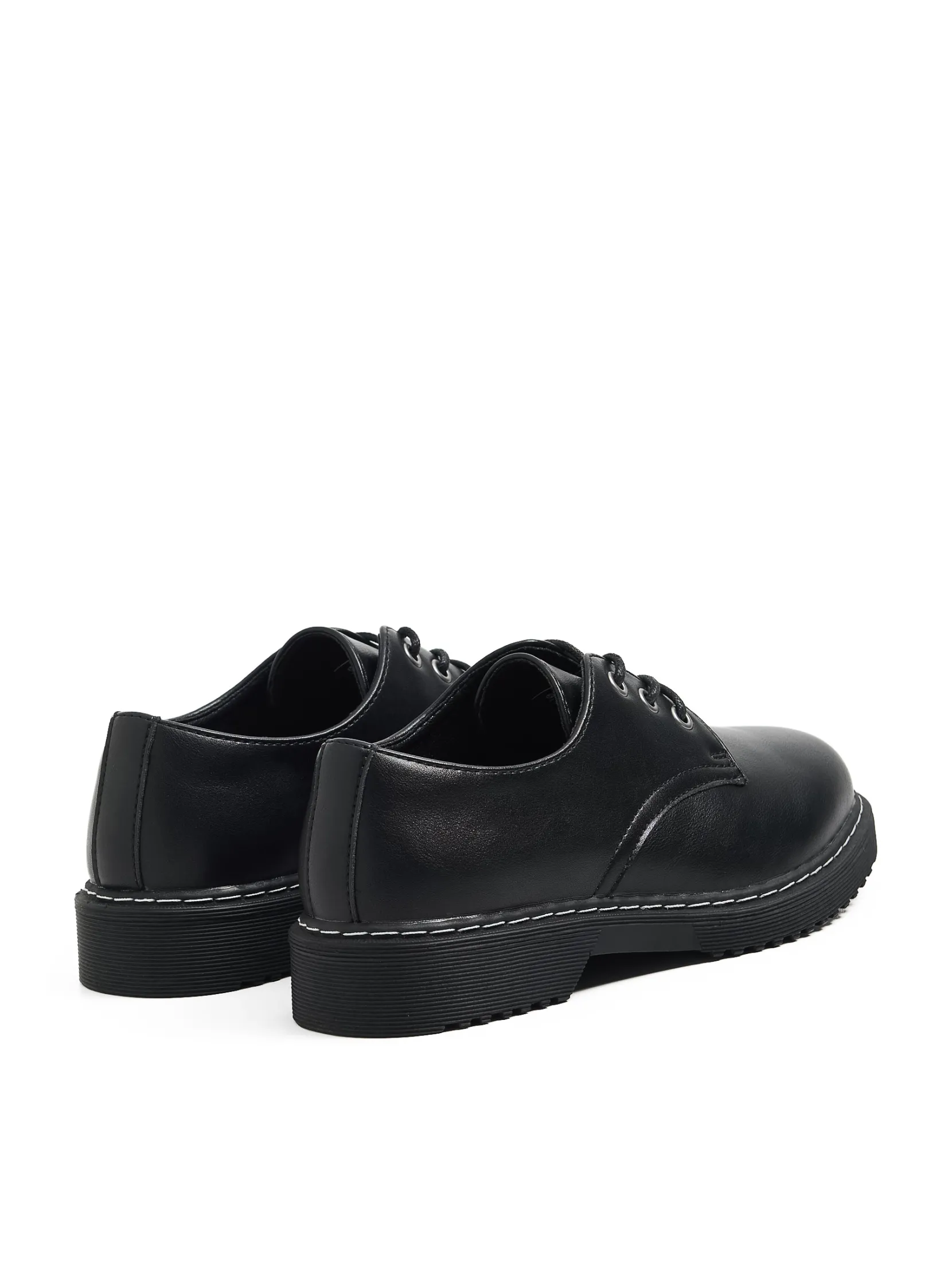 Outlet Czarne klasyczne loafersy Półbuty