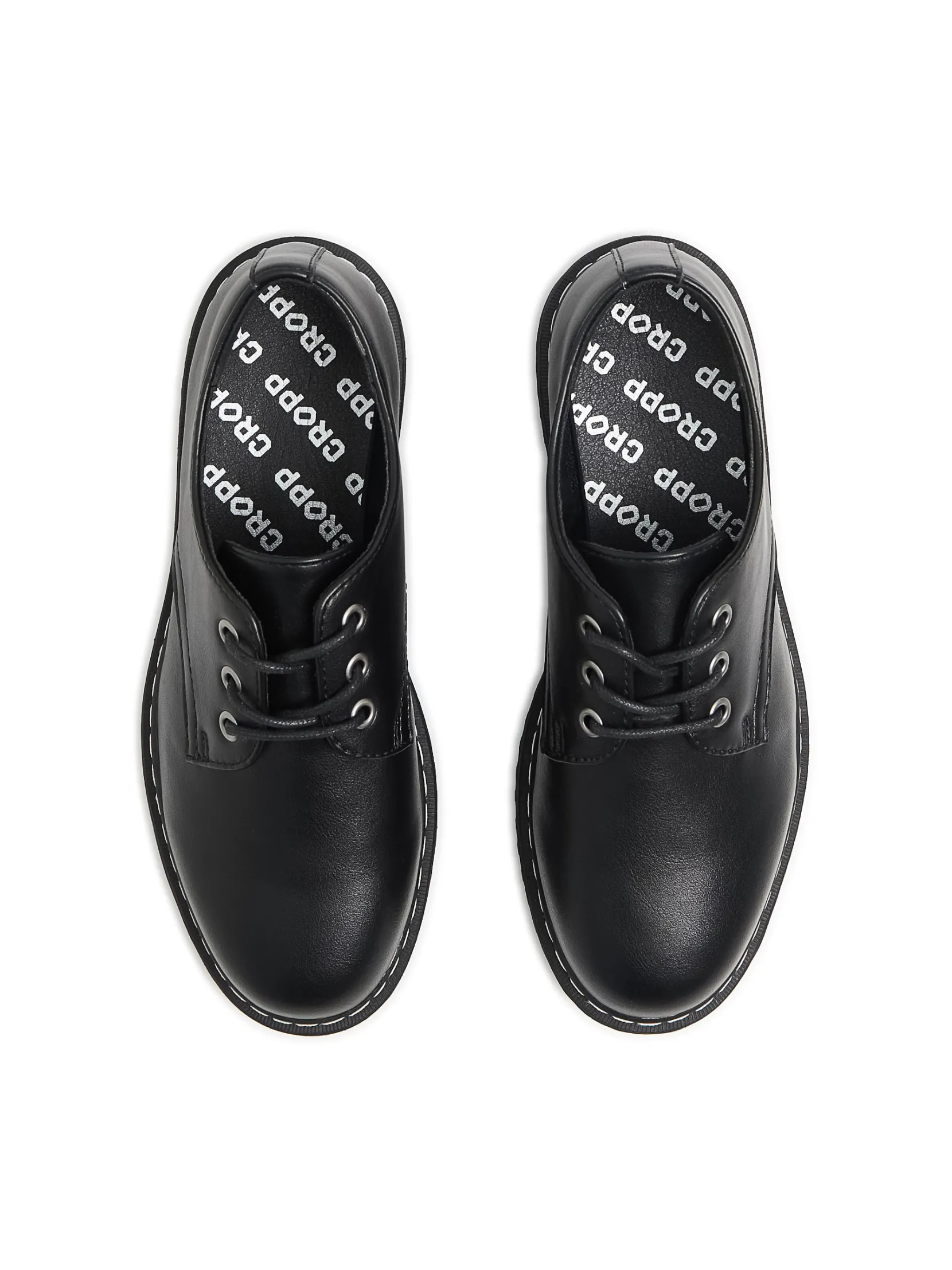 Outlet Czarne klasyczne loafersy Półbuty