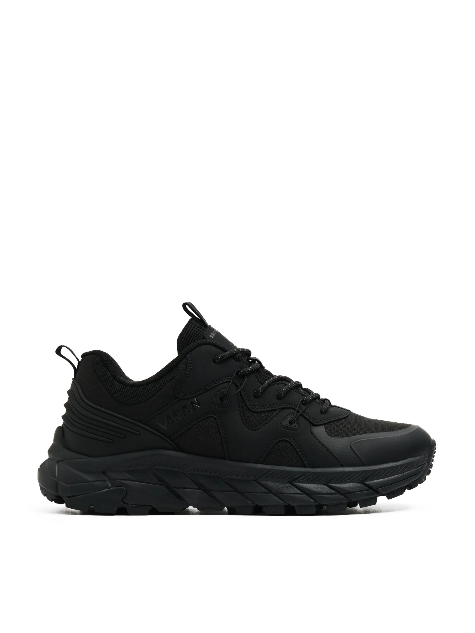 Fashion Czarne sneakersy chunky Sneakersy