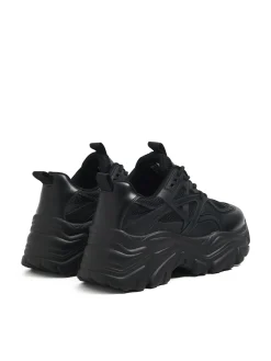 Online Czarne sneakersy chunky Sneakersy